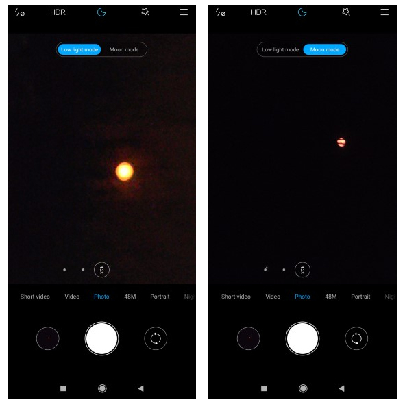 آموزش عکاسی از ماه Moon modeدر گوشیهای شیائومی