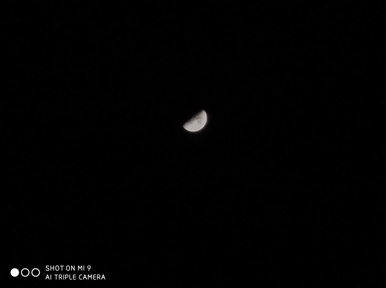 عکاسی از ماه با گوشی Mi 9