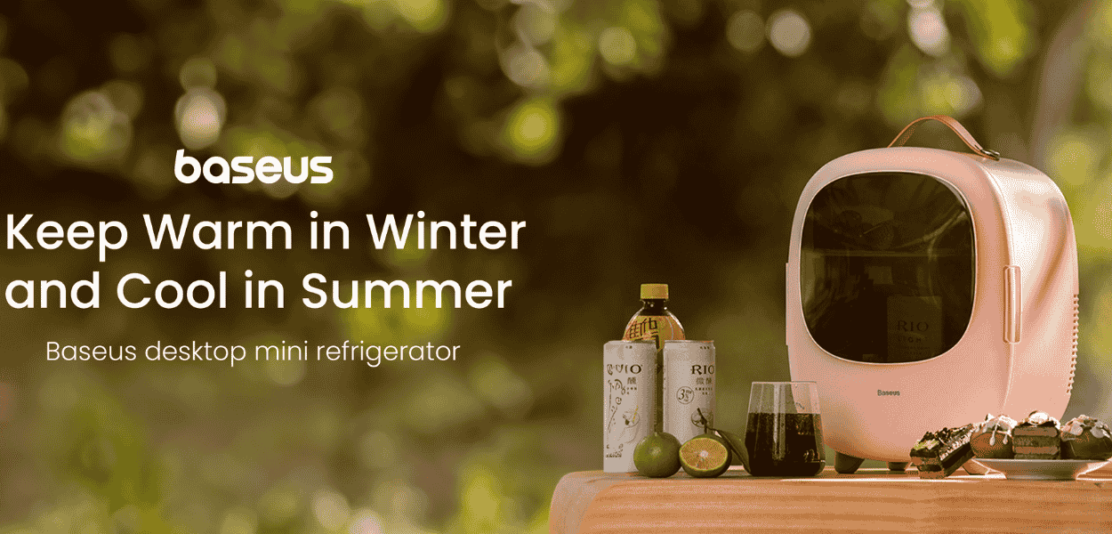 مینی یخچال 8 لیتری باسئوس | Baseus Zero Space Refrigerator با قابلیت عملکرد دوگانه گرم و سرد