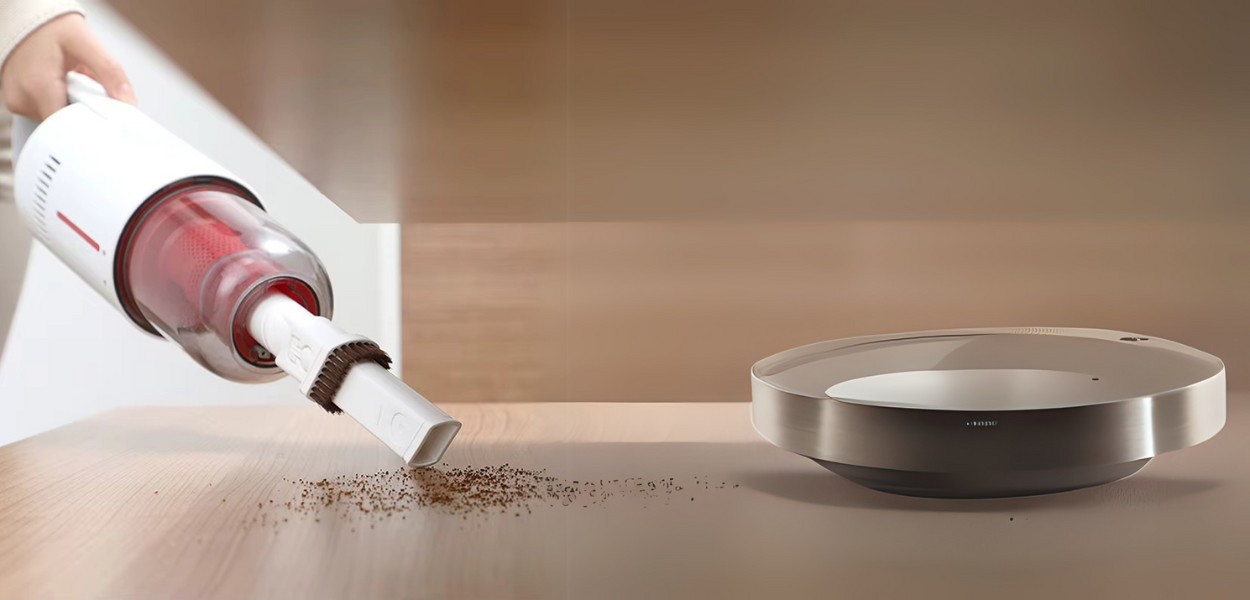 جارو شارژی درما | Deerma VC20 Plus Vacuum Cleaner با طراحی بی‌سیم و قدرت مکش بالا