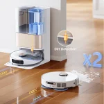 جارو رباتیک دریم | Dreame L10s Pro Ultra Heat Robot Vacuum با مکش 7000Pa، شستشوی خودکار پدها با آب گرم