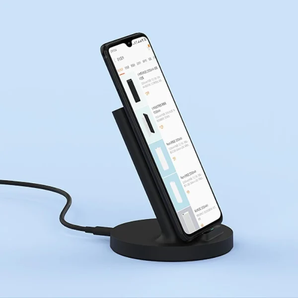 استند شارژ 20 وات بی‌سیم شیائومی | Mi 20W Wireless Charging Stand با طراحی مدرن، توان 20 وات و ایمنی پیشرفته