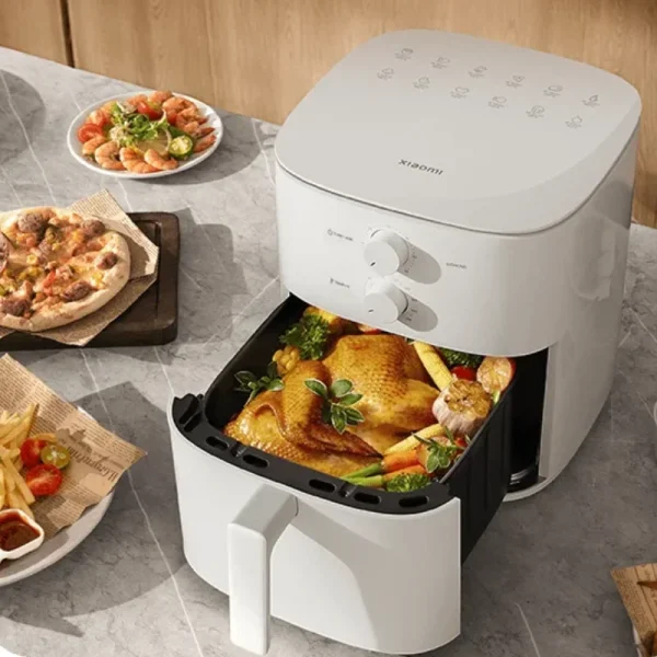 سرخ‌کن شیائومی ظرفیت 6 لیتری | Mi Air Fryer Essential 6L با ظرفیت ۶ لیتری، گرمایش ۳۶۰ درجه و توان ۱۵۵۰ وات