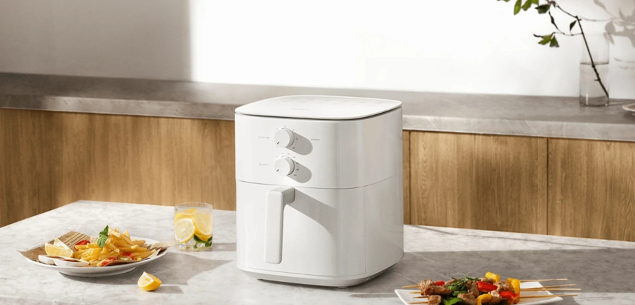 سرخکن شیائومی ظرفیت 6 لیتری | Mi Air Fryer Essential 6L با ظرفیت ۶ لیتری، گرمایش ۳۶۰ درجه و توان ۱۵۵۰ وات