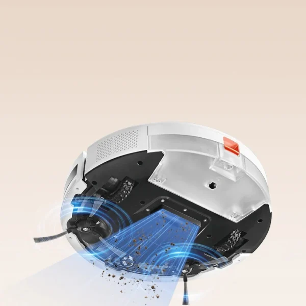جارو رباتیک شیائومی | Mi Robot Vacuum E5 با قدرت مکش 2000Pa، طراحی باریک و سیستم ترکیبی جارو و تی‌کشی