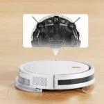 جارو رباتیک شیائومی | Mi Robot Vacuum E5 با قدرت مکش 2000Pa، طراحی باریک و سیستم ترکیبی جارو و تی‌کشی