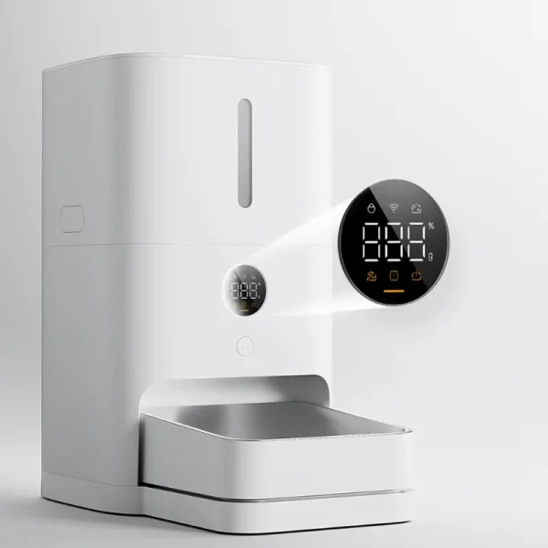 ظرف غذای هوشمند شیائومی | Mi Smart Pet Food Feeder 2 با ظرفیت ۵ لیتر و قابلیت اتصال به اپلیکیشن Xiaomi Home