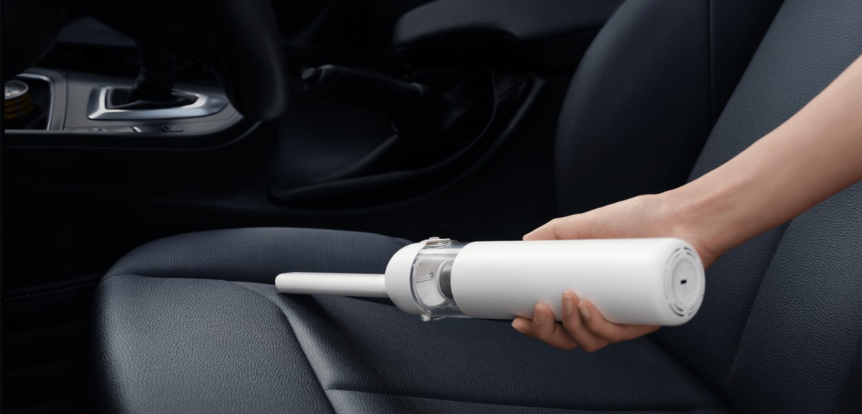جارو شارژی خودرو شیائومی نسخه مینی | Mi Vacuum Cleaner Mini با طراحی قابلحمل، قدرت مکش 6,000 پاسکال