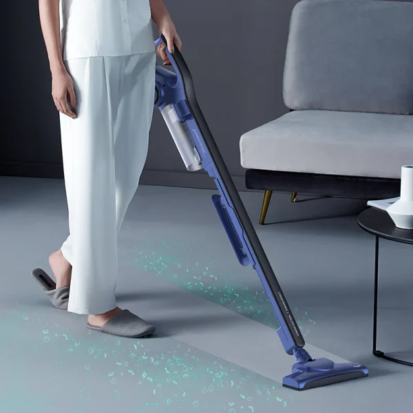 Deerma DX810 Handheld Vacuum Cleaner با طراحی 2 در 1، توان 600 وات، و فیلتر HEPA