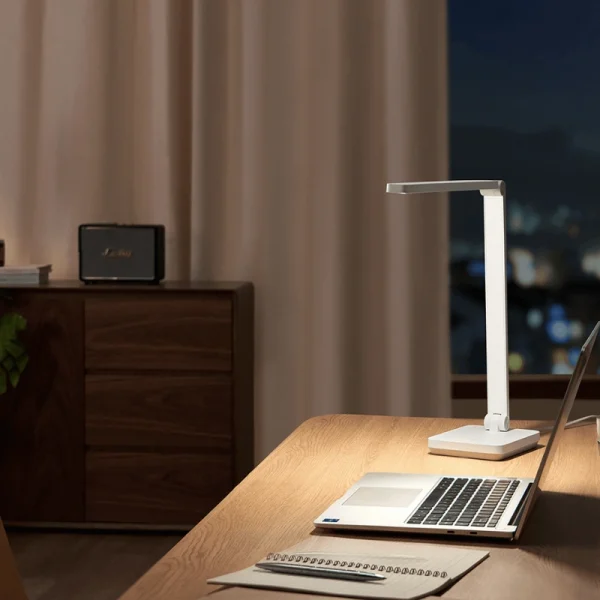 چراغ مطالعه شیائومی نسخه لایت | Mi Desk Lamp Lite با روشنایی یکنواخت و گسترده و شاخص نمود رنگ بالا