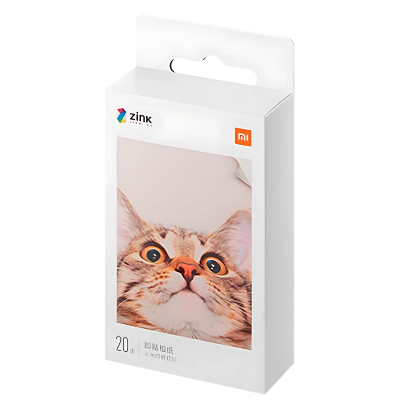 کاغذ پرینتر قابل حمل شیائومی | Mi Portable Photo Printer Paper با فناوری چاپ بدون جوهر ZINK و طراحی پشت چسب‌دار