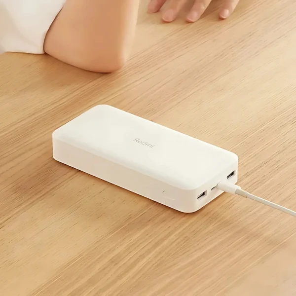 پاوربانک ۲۰۰۰۰ میلی‌آمپر ساعتی فست شارژ شیائومی ردمی | Redmi Fast Charge Power Bank 20000mAh با ظرفیت بالا و پشتیبانی از شارژ سریع دوطرفه