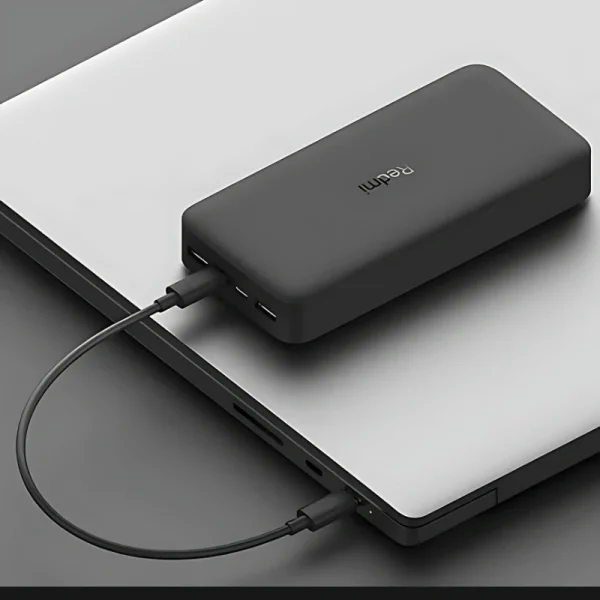 پاوربانک ۲۰۰۰۰ میلی‌آمپر ساعتی فست شارژ شیائومی ردمی | Redmi Fast Charge Power Bank 20000mAh با ظرفیت بالا و پشتیبانی از شارژ سریع دوطرفه