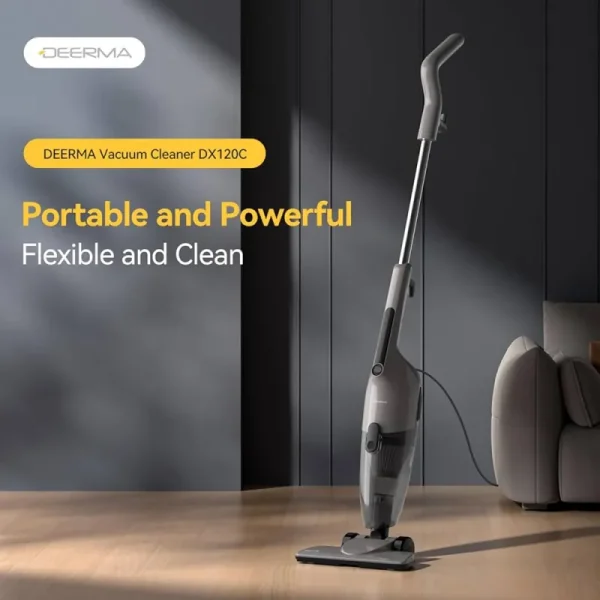 جارو برقی درما | Deerma DX120C Handheld Vacuum Cleaner - تصویر 5