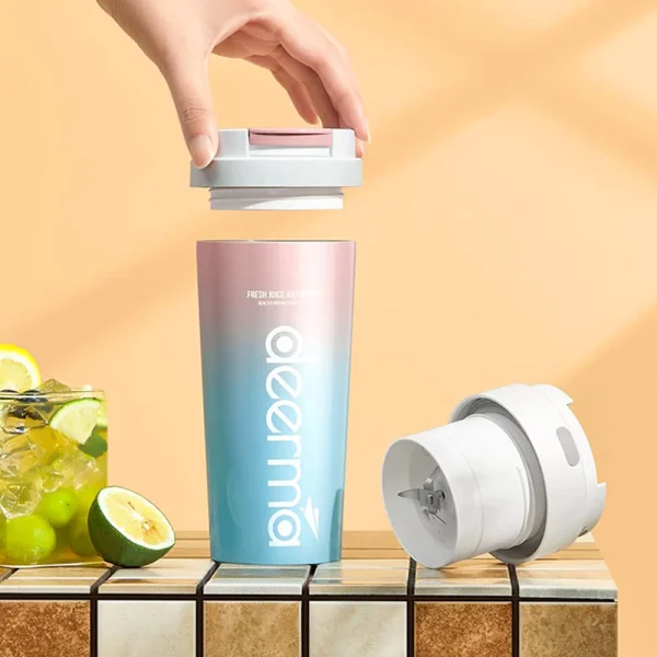 ماگ و مخلوط‌کن شارژی درما | Deerma Cordless Juicer Blender NU90