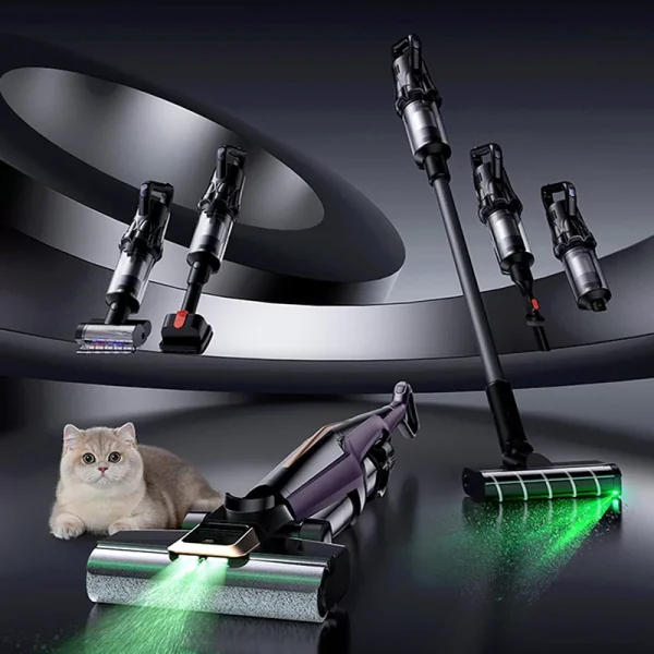 کف‌شوی و جارو شارژی درما | Deerma P40 Pro W Vacuum Cleaner