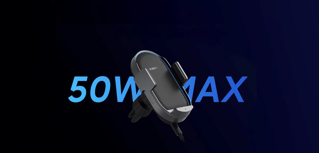 شارژر و هولدر بیسیم 50 وات شیائومی | Mi 50W Wireless Car Charger WC05ZM