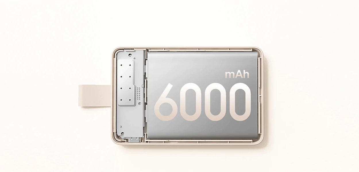 پاوربانک مگنتی شیائومی | Mi Magnetic Power Bank 6000mAh 