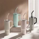 ماگ 1 لیتری میجیا | Mijia Straw Cup 1L MJXGB01RM - تصویر 4