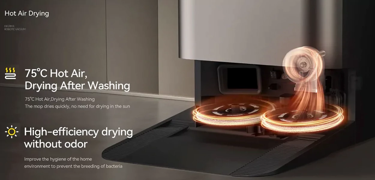 جارو رباتیک درما | Deerma X70 Robot Vacuum Cleaner
