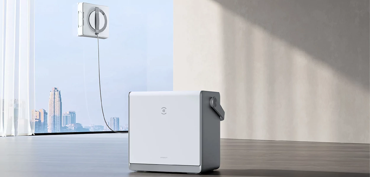 شیشه‌ شوی رباتیک اکووکس | Ecovacs Winbot W2 Omni Robotic Window Cleaner