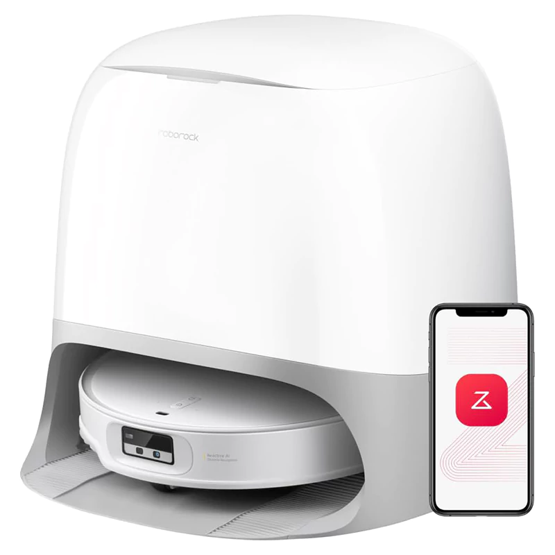 جارو رباتیک روبوراک | Roborock Qrevo CurvX Robot Vacuum Cleaner