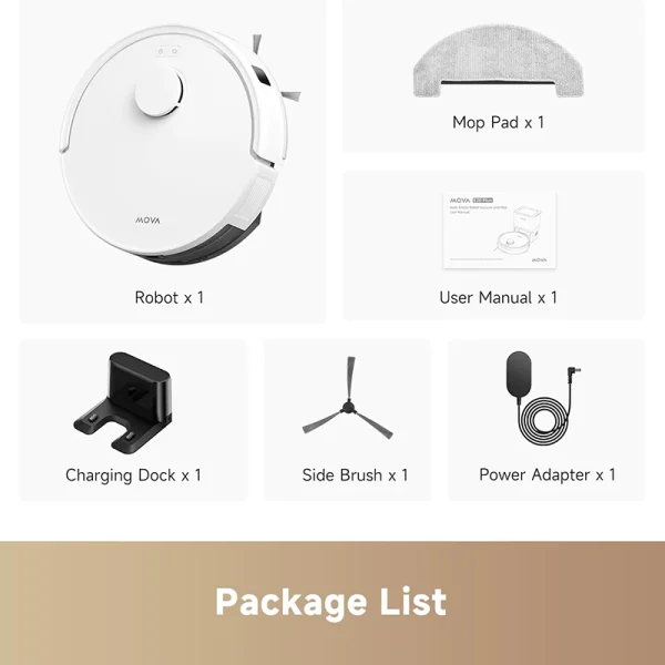 جارو رباتیک مووا | Dreame Mova E20S Pro Robot Vacuum