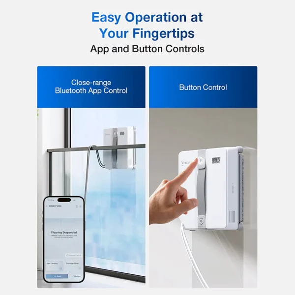 شیشه‌ شوی رباتیک اکووکس | Ecovacs Winbot Mini Robotic Window Cleaner