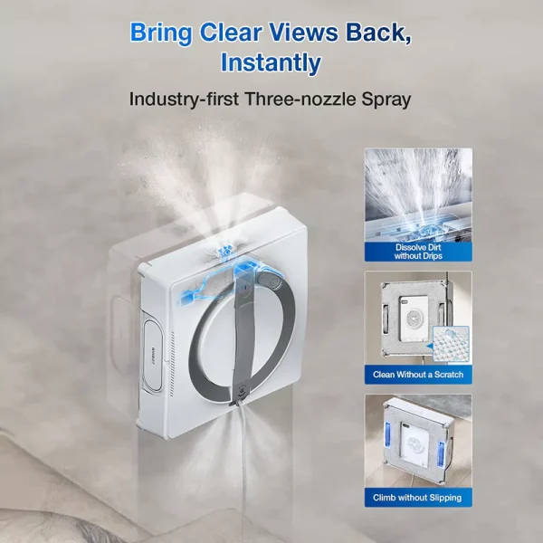 شیشه‌ شوی رباتیک اکووکس | Ecovacs Winbot W2 Pro Robotic Window Cleaner