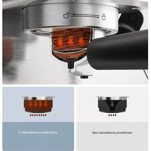 قهوه‌ساز 900 میلی لیتری میجیا | Mijia Semi Automatic Espresso Machine